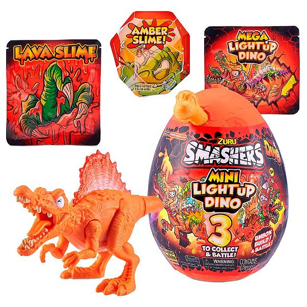 Ovo Dino Smashers Mini Lightup - Spinosaurus (Series 4) | Zuru