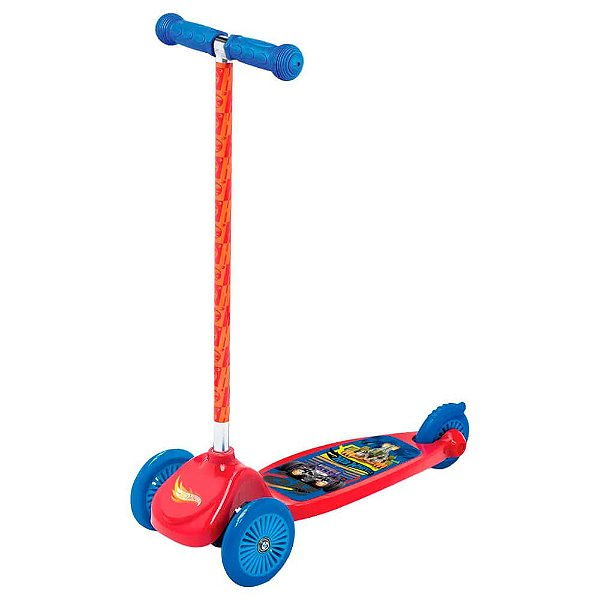 Patinete Infantil Hot Wheels com 3 Rodas | Fun