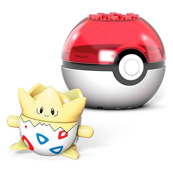 Blocos de Montar MEGA Pokémon - Togepi + Poké Bola | Mattel