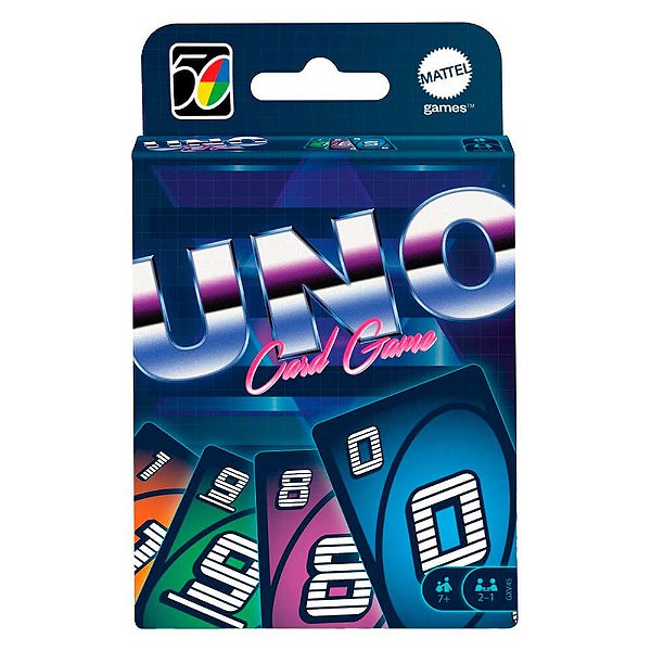 Jogo de Cartas UNO Iconic 1980s Especial de 50 Anos | Mattel