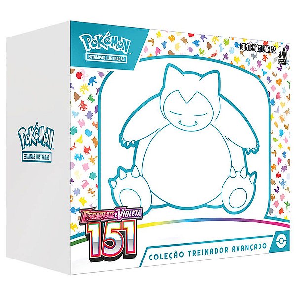 Pokémon TCG: Box Treinador Avançado - SV3.5 Escarlate e Violeta 151 Snorlax