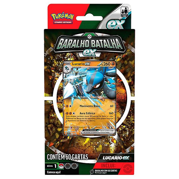 Pokémon TCG: Baralho Batalha ex - Lucario ex