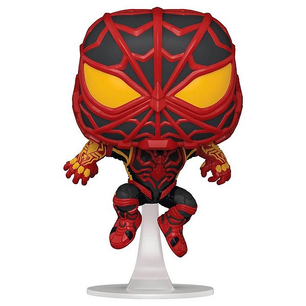 Boneco Funko POP! - Spider-Man: Miles Morales (S.T.R.I.K.E. Suit) #766