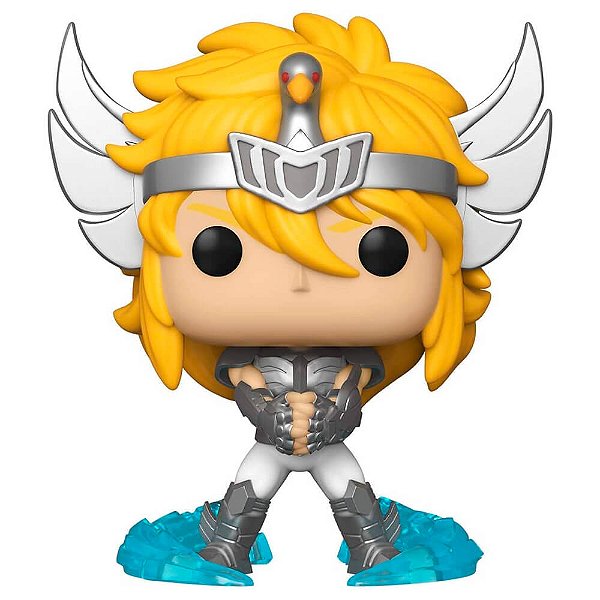 Boneco Funko POP! Animation - Os Cavaleiros do Zodíaco: Hyoga de Cisne #808