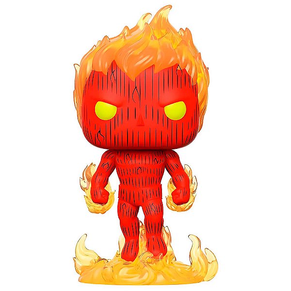 Boneco Funko POP! - Quarteto Fantástico: Tocha Humana #559