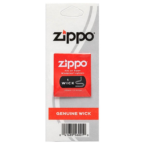 Pavio Genuíno para Isqueiro Zippo 10 cm