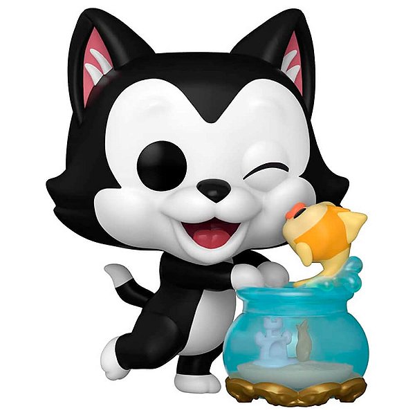 Boneco Funko POP! - Pinóquio: Figaro com Cleo #1025