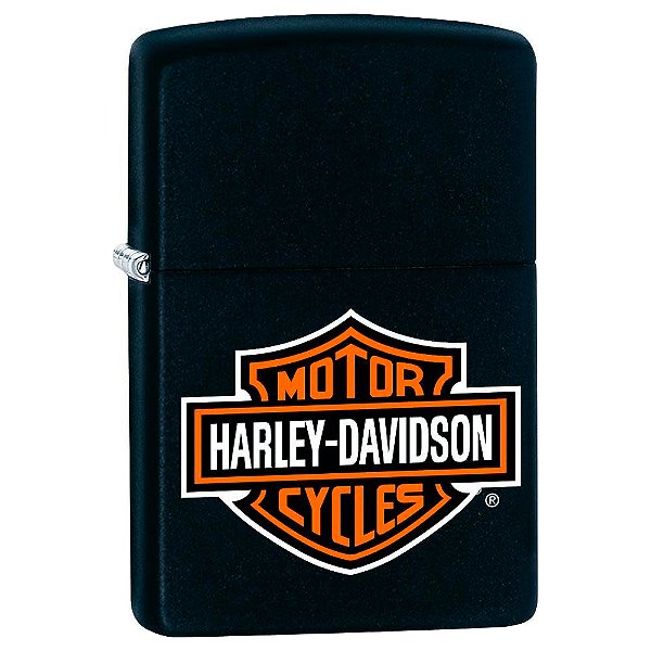 Isqueiro Zippo 218HD-H252 Classic Logo Harley-Davidson® Preto