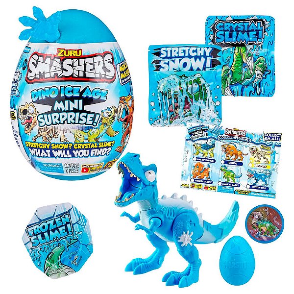 Ovo Smashers Dino Ice Age Mini - Frozen Rex (Tiranossauro) | Zuru