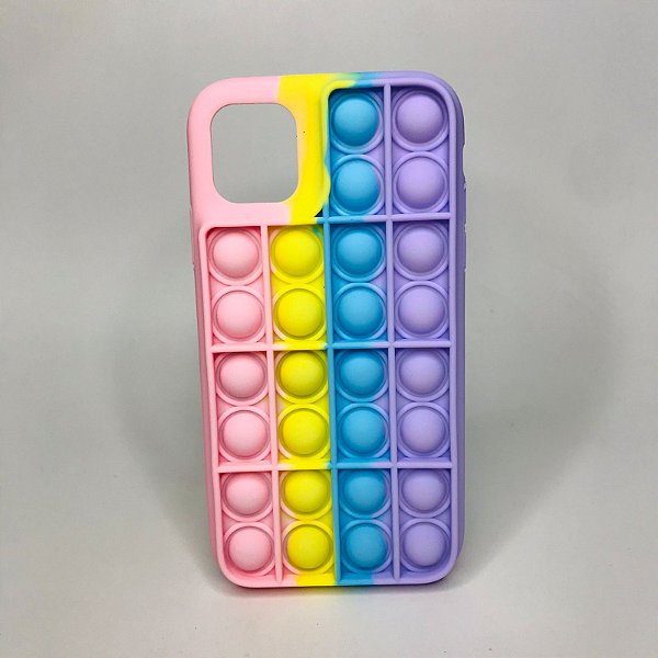 Case iPhone 11 Capa Colorida Bolinha Pop It Capinha - Sete Importados