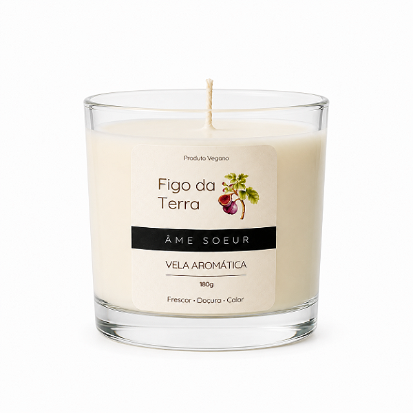 Vela Aromática Figo da Terra 180g
