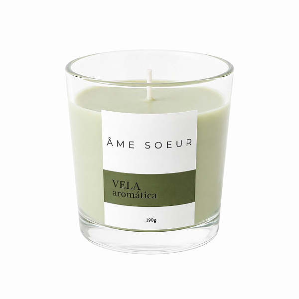 Vela Aromática de Citronela 180g – Âme Soeur
