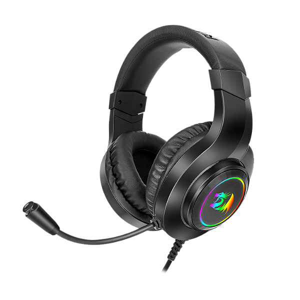 Headset Gamer Redragon Hylas H260 RGB P3 com Microfone