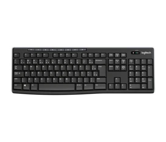Teclado Sem Fio Logitech K270 Preto
