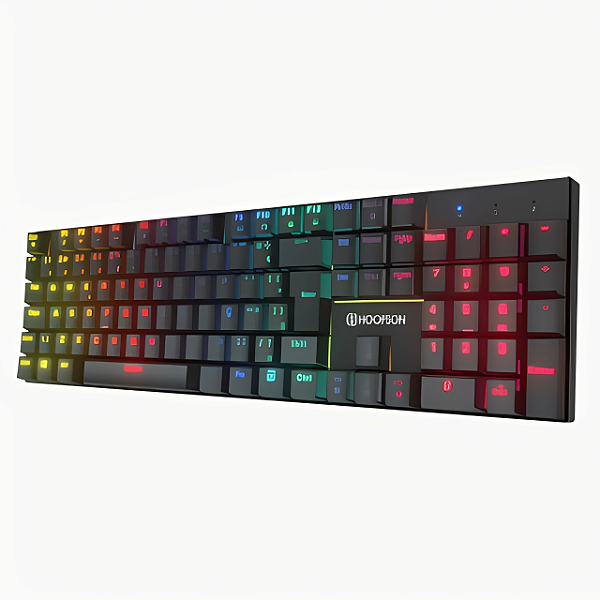 Teclado Mecânico Hoopson MJ91 Outemu Blue USB Preto