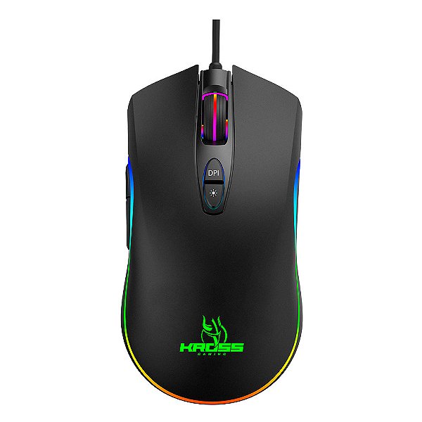 Mouse Gamer Kross Gaming Gungnir 4800 DPI LED