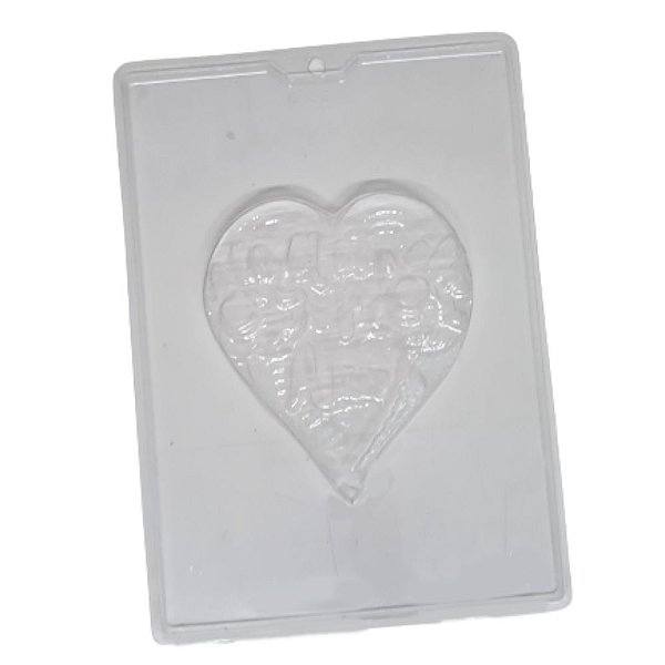Forma PVC Grande G32 - Coração Mãe é Amor