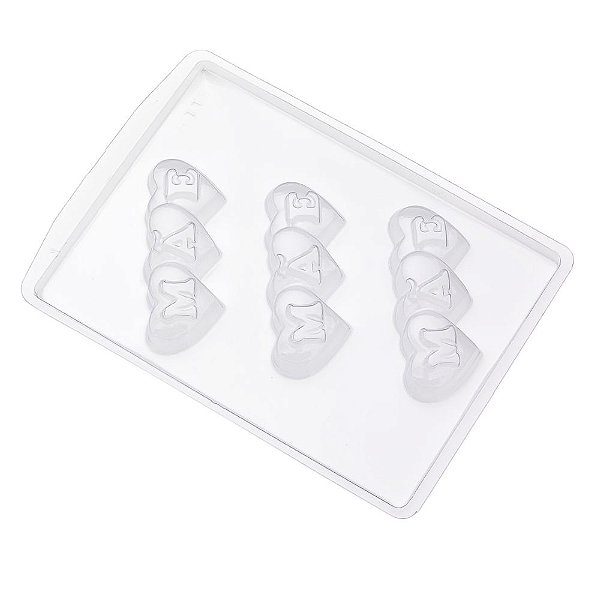 Forma PVC 8118 - 3 Corações Mãe