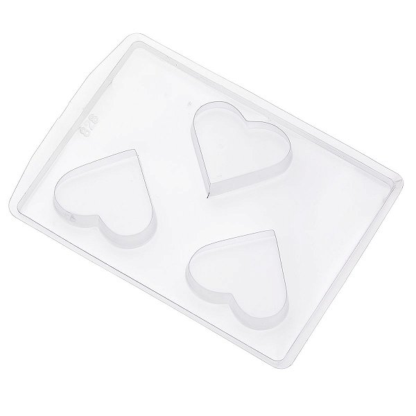 Forma PVC 828 - 3 Corações