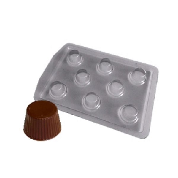 Forma Pvc Siliconada – Bombom Listrado P Ref 71