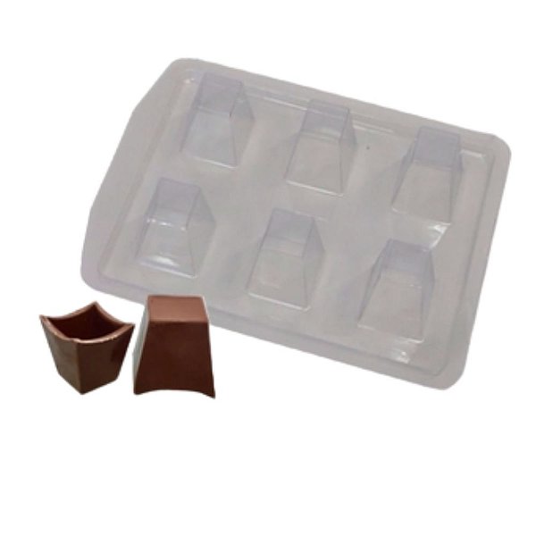 Forma Pvc Silicone - Copinho Quadrado Ref 104