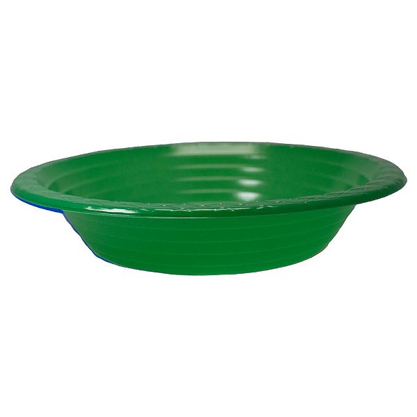 Prato Fundo 18CM Verde Escuro 10 Unidades