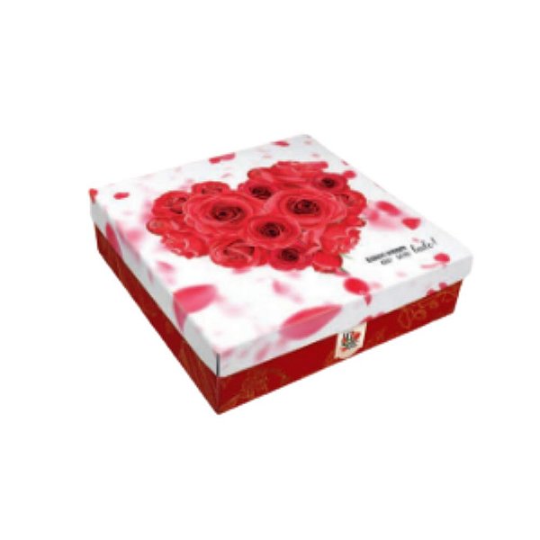 MM89 - Caixa 17,5x17,5x5cm - Estampa Pétalas