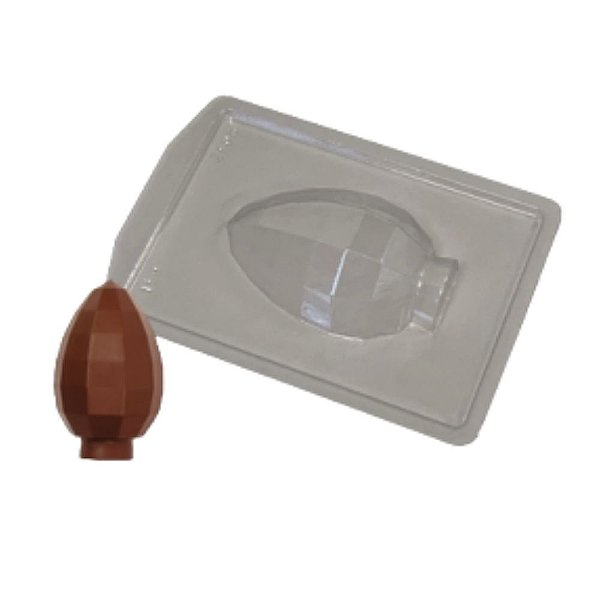Forma Pvc Siliconada Ovo Diamantado em Pé 250g Ref 159