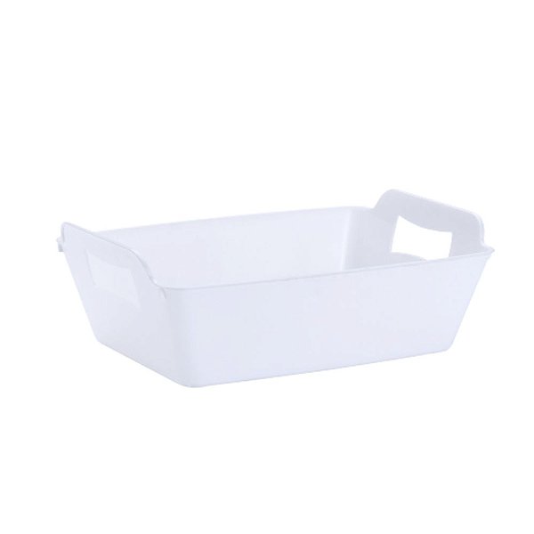 Cachepot Retangular G Branco Oldaniplast
