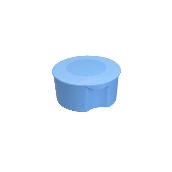 Caixa Redonda Fliptop Azul Bebe C/10