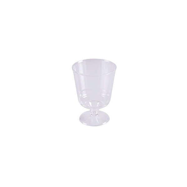 Taça Metalizada Transparente 130ml c/6