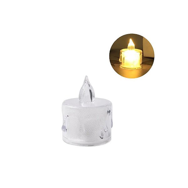 Vela Led Decoração Branca 3,7x5cm
