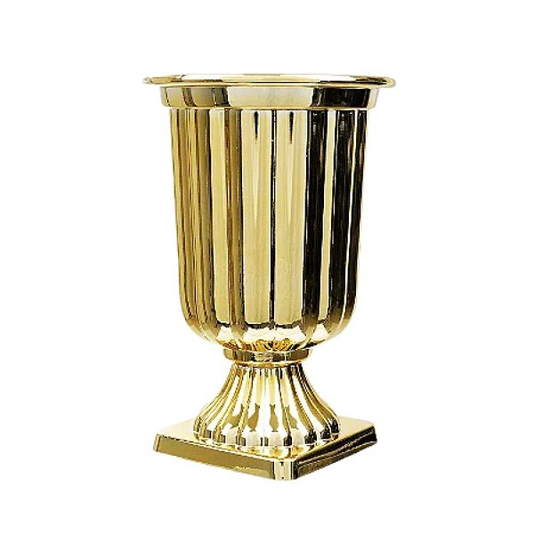 Vaso Decorativo Dourado Metalizado Mirandinha