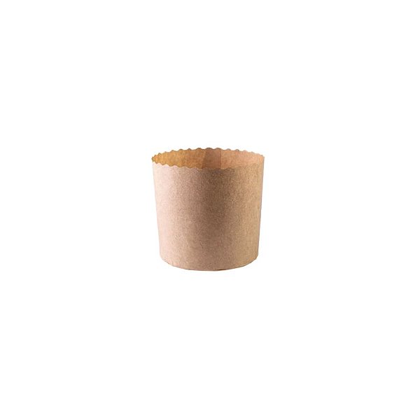 Forma para Panetone Kraft 250g 90x90mm c/20