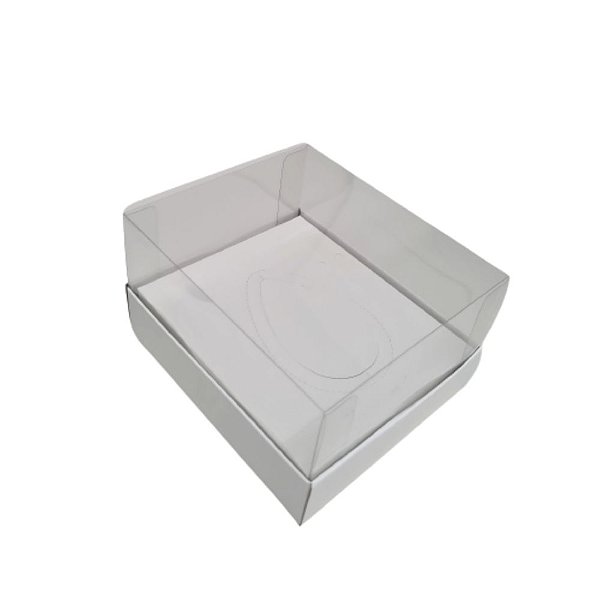 Caixa Ovo de Páscoa Kraft/Branca Linha Slim - 250/350G - 1UND