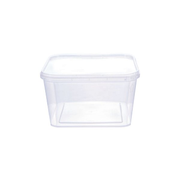 Pote Quadrado 600ML com Lacre c/10