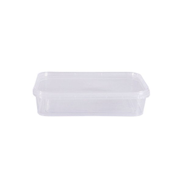 Pote Retangular com Lacre 350ml c/10