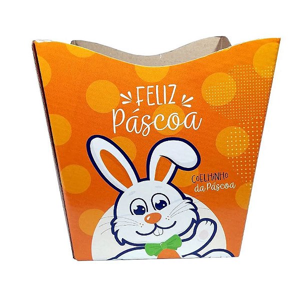 PS164 - Cachepô g 15x15x16cm Estampa Coelho