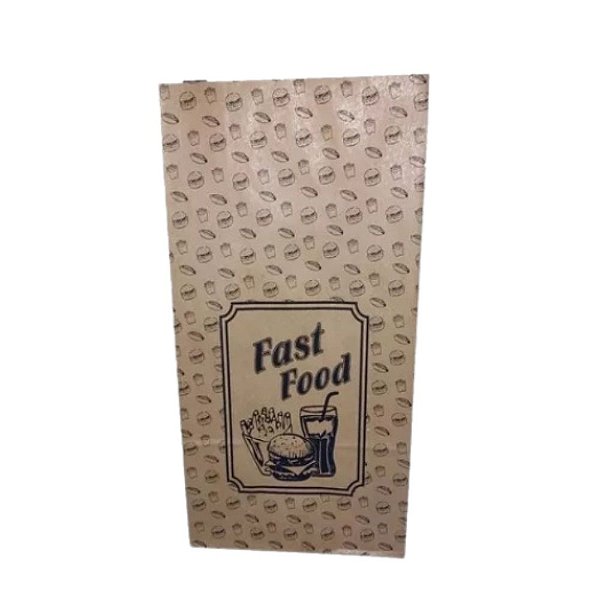 Sacola Pap Lc 17,5x8,5x33 Fast Food 10u