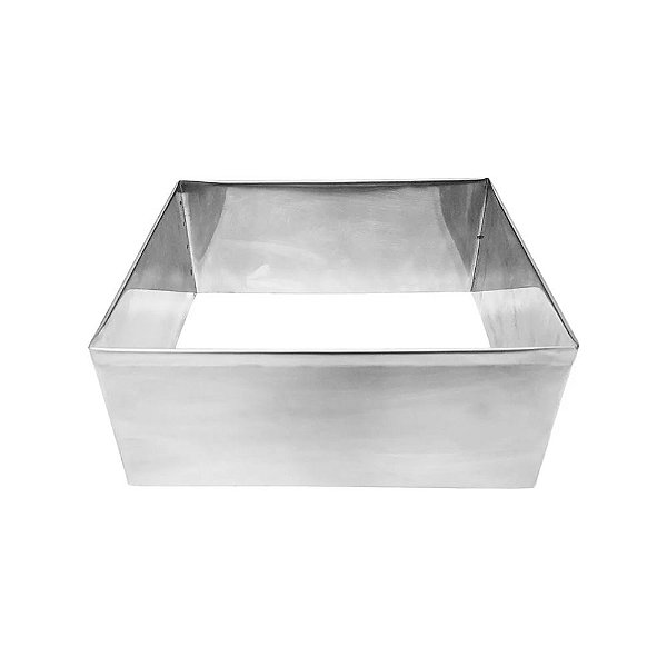 Aro Inox Quadrado 30x10cm