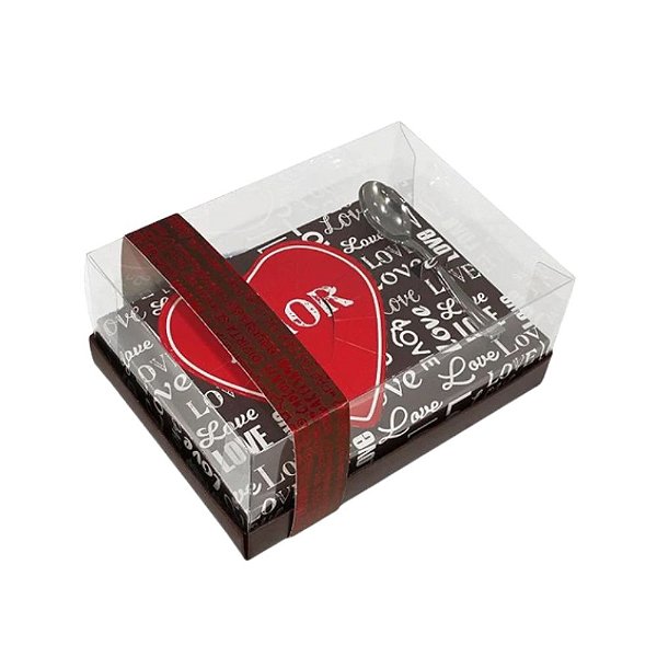 Caixa Ideia Coração Classic Love Cacau 250g