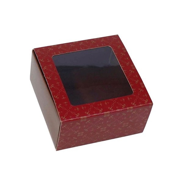 Caixa Ideia Gaveta C/visor (4 Doces) Vinho