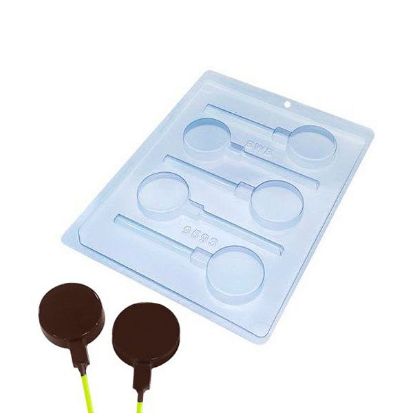 Forma PVC Pirulito Tipo Oreo - REF 9593