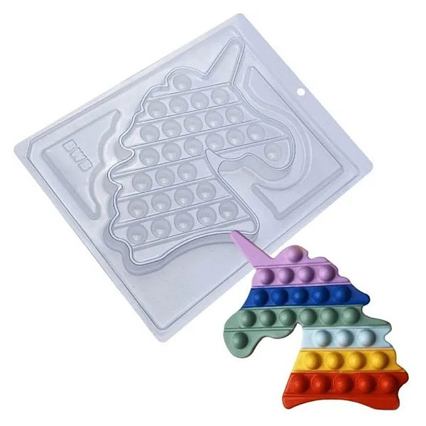 Forma PVC Pop It Unicornio - REF 10268