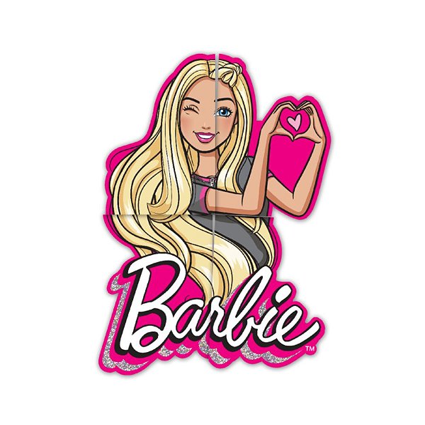 Painel 4 Laminas Especial Barbie