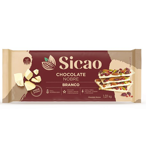 Chocolate Sicao Nobre Branco 1.01KG