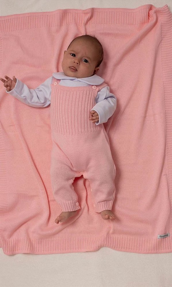 Saída de Maternidade de Menina Sara em Tricot 3 peças