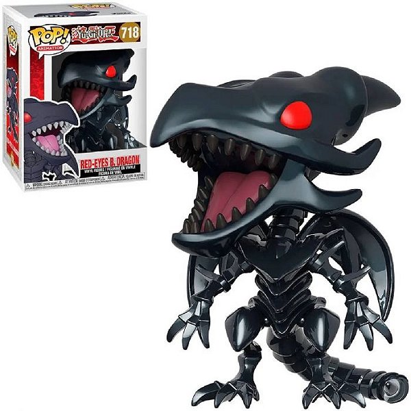 Funko Pop Anime Dragão Negro Olhos Vermelhos Yu-gi-oh #718