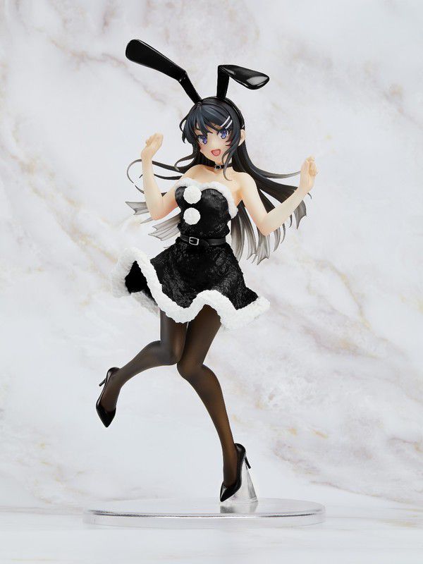 Action Figure Sakurajima Mai Winter Ver. Coreful Taito - Black Version