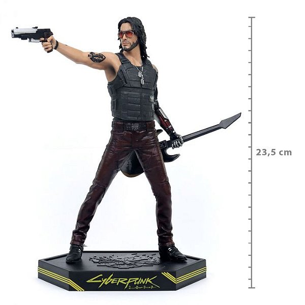 Estátua Cyberpunk 2077 Johnny Silverhand